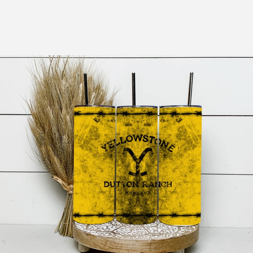 Yellowstone Yellow Barbed Wire 20 oz